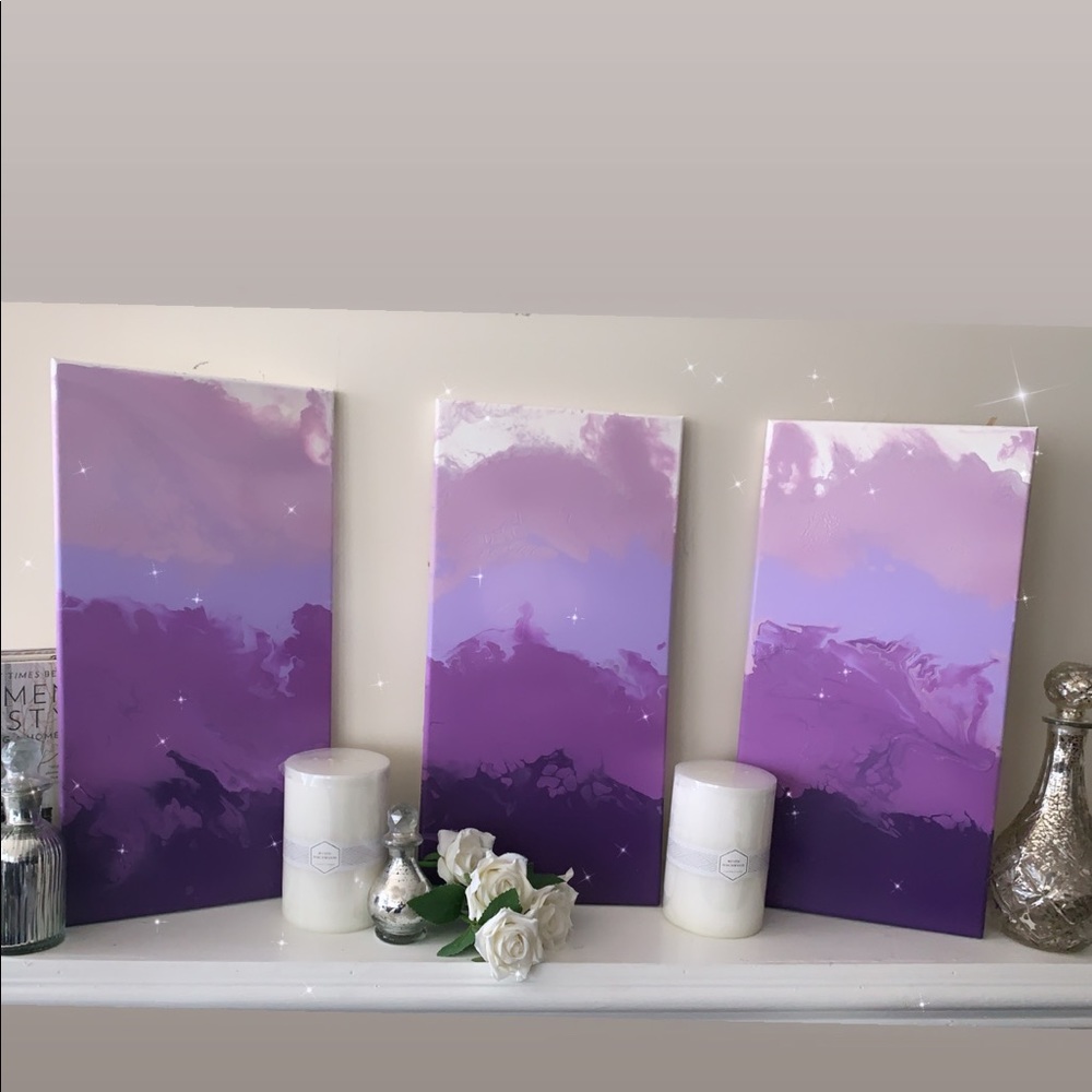 Pour Painting Plum Fairy